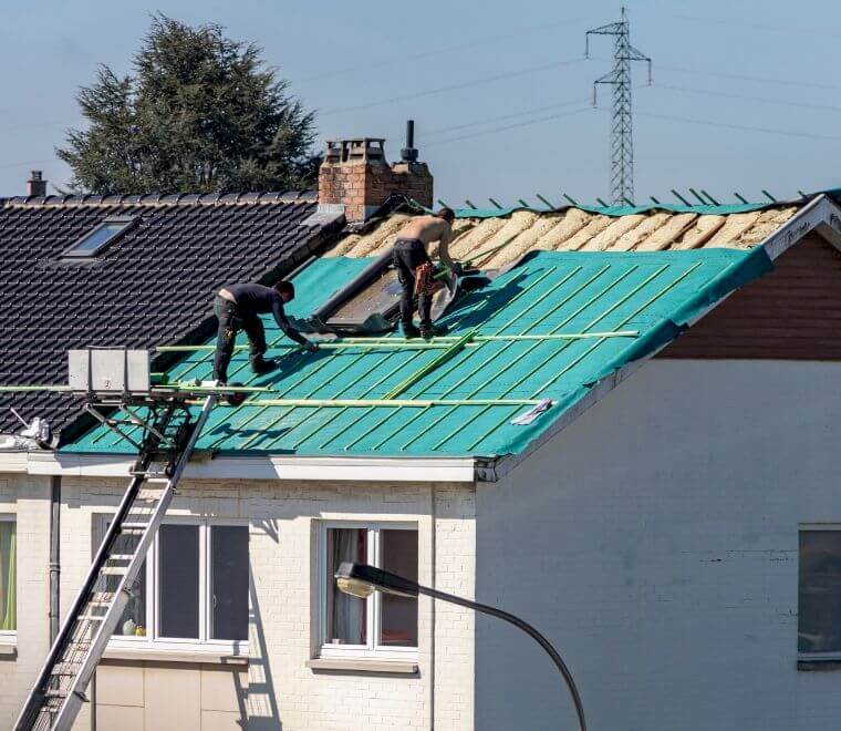 Toiture avant rénovation